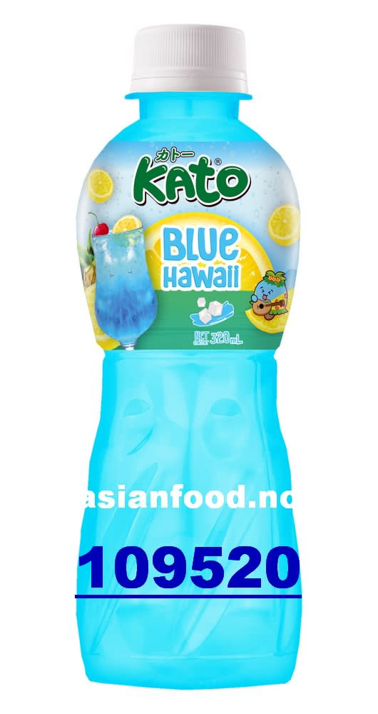 KOMMENDE -KATO Fruit juice nata de coco Blue Hawaii 24x320ml