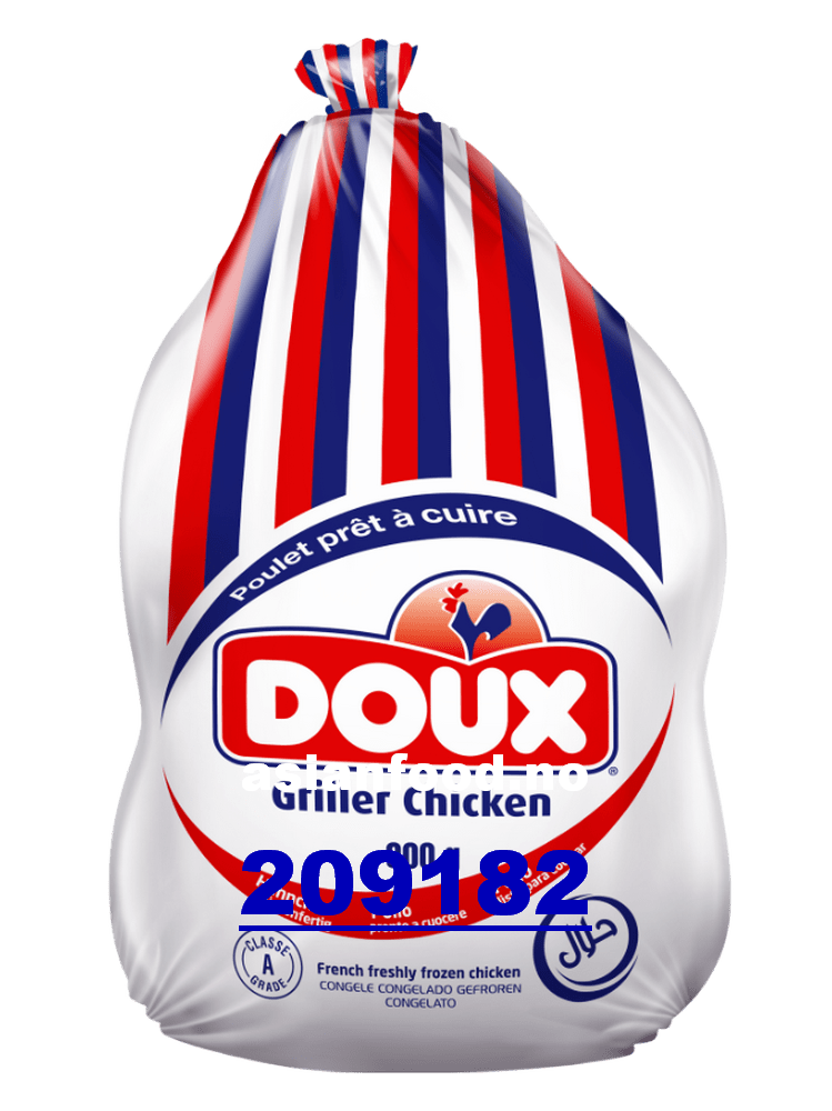 NYHET - DOUX Griller chicken without giblets HALAL 10x900g
