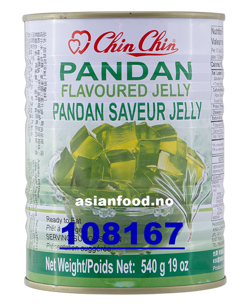 KOMMENDE - CHIN CHIN Pandan flavoured jelly 12x540g