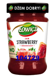 LOWICZ Jam Strawberry 8x280g