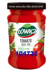 LOWICZ Tomato concentrate sauce 12x190g