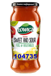 LOWICZ Sweet and Sour sauce 6x500g