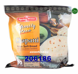 SPRING HOME Chapatti 30pcs -  6x1.2kg