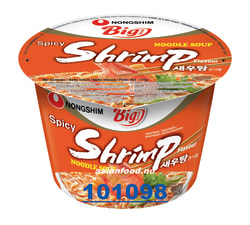 NONGSHIM Big bowl noodle Shrimp flavour 16x115g