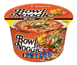 NONGSHIM Bowl noodle - Spicy Chicken 12x100g