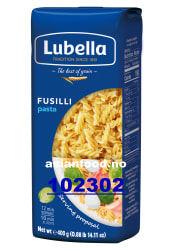 LUBELLA Fusilli/Twists pastra 12x400g