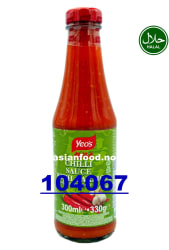 YEO'S Chili sauce with GARLIC 24x300ml