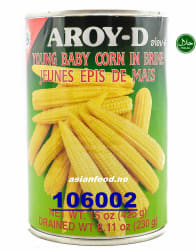 AROY-D canned young baby corn 24x425g