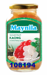 MAYNILA Sugar Palm in syrup WHITE 24x340g