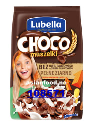LUBELLA Breakfast cereals Chocola shells 9x500g