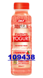 NYHET - OKF Farm's Yogurt strawberry 20x350ml