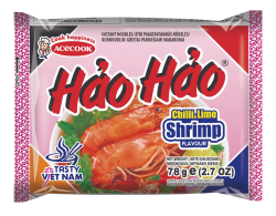 HAOHAO Instant noodles chilli & lime shrimp 3x(30x78g)