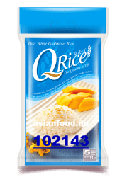 Q-RICE Thai white glutinous rice 6x5kg