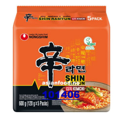 KOMMENDE - NONGSHIM Shin kimchi Ramyun multi 8x(5x120g)