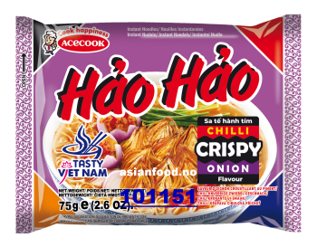 HAOHAO Instant noodles crispy onion flavour 3x(30x75g)