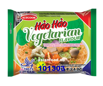 HAOHAO Instant noodles vegetarian flavour 3x(30x75g)