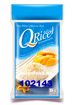 Q-RICE Thai white glutinous rice 6x5kg