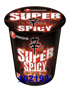 NONGSHIM Noodle shin ramyun red cup 12x68g