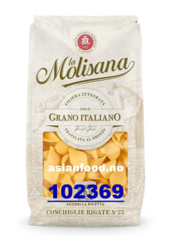 NYHET - LA MOLISANA Durum wheat - Conchiglie rigate 10x500g