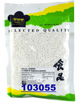 3 CHEFS Tapioca pearls - pellet S 60x250g