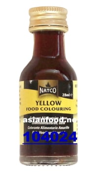 NATCO Yellow Food Colouring - Liquid 12x(12x28ml)