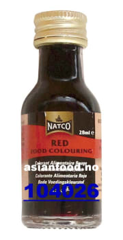 NATCO Red Food Colouring - Liquid 12x(12x28ml)
