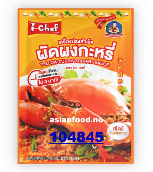 I CHEF Yellow Curry Stir-fry sauce 48x50g