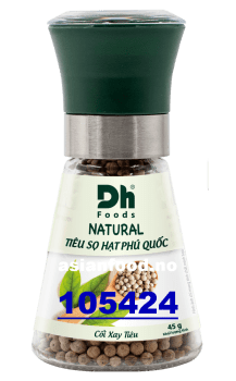 DH FOODS Phu Quoc whole white peppercorn 24x45g