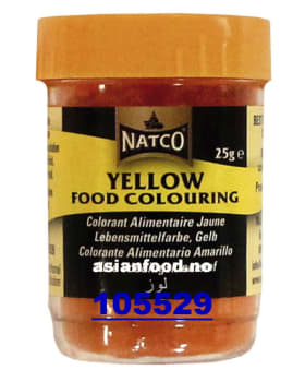 NATCO Yellow Food Colouring - Powder 24x(12x25g)