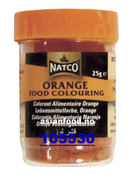 NATCO Orange Food Colouring - Powder 24x(12x25g)