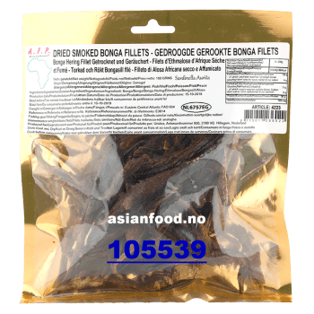 A.F.P. Dried smoked Bonga fillets 12x100g