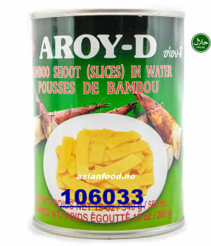 AROY-D Canned bamboo shoot sliced 24x540g