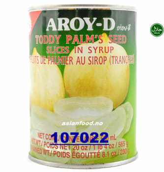 AROY-D Toddy palm seed in syrup sliced 24x565g