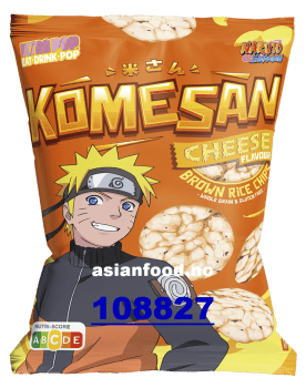 NYHET - ULTRAPOP Komesan snack Cheese - Naruto 24x60g