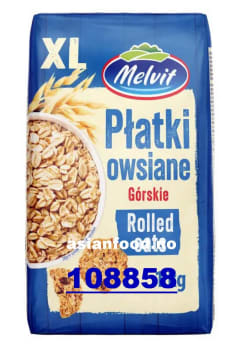 NYHET - MELVIT Whole rolled oats XL 8x1kg
