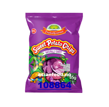 TROPICAL GOURMET Sweet potato chips 20x85g