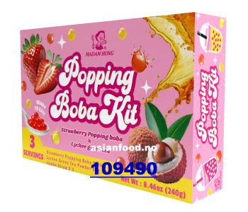 NYHET -  MADAM HONG Popping Boba Kit (3set) 18x240g