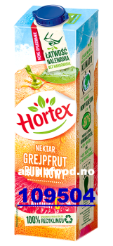 NYHET - HORTEX Ruby grapefruit nectar 6x1L
