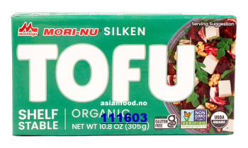 MORI-NU Silken organic tofu (Green) - ambient 12x305g 