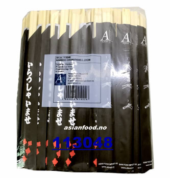 A-FOOD Bamboo chopstick 21cm half - 10x100par