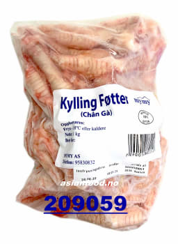 Kyllingføtter frossen PAKKET 15x1kg