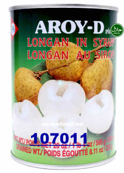 AROY-D Longan in syrup 24x565g