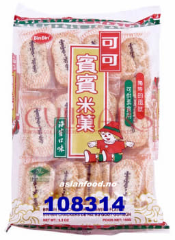 BIN BIN Rice crackers SEAWEED 20x150g