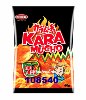 KOIKEYA Karamucho chips - Hot chili FLAT 12x60g