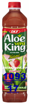 OKF Aloe Vera King drink STRAWBERRY 12x1500ml