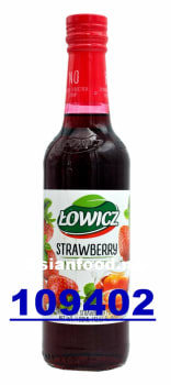LOWICZ Syrup Strawberry 6x400ml