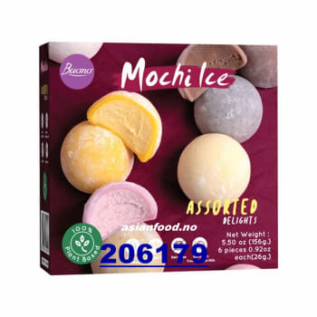 BUONO Mochi ice dessert MIX 12x(6x26g)