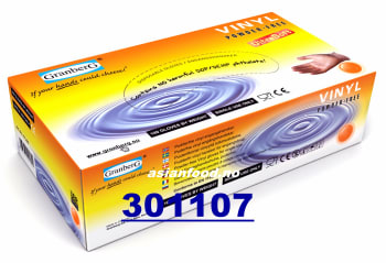 GRANBERG Vinyl engangshansker  10x100stk - Small