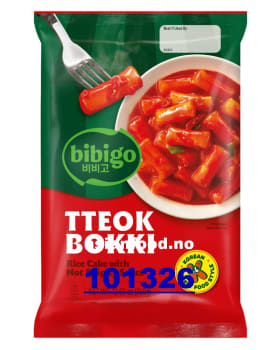 BIBIGO Tteokbokki pouch hot & spicy 12x360g