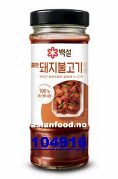 BEKSUL BBQ marinade pork bulgogi spicy 12x500g